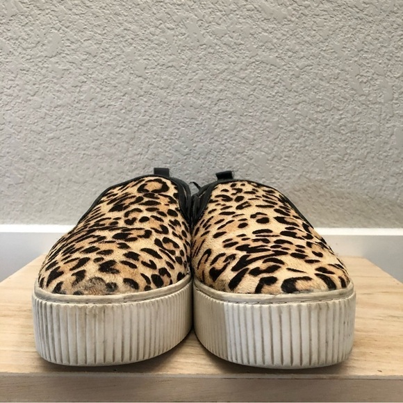 Halogen Baylee Leopard Print Slip On Platform Sneakers 9.5 - Picture 4 of 7